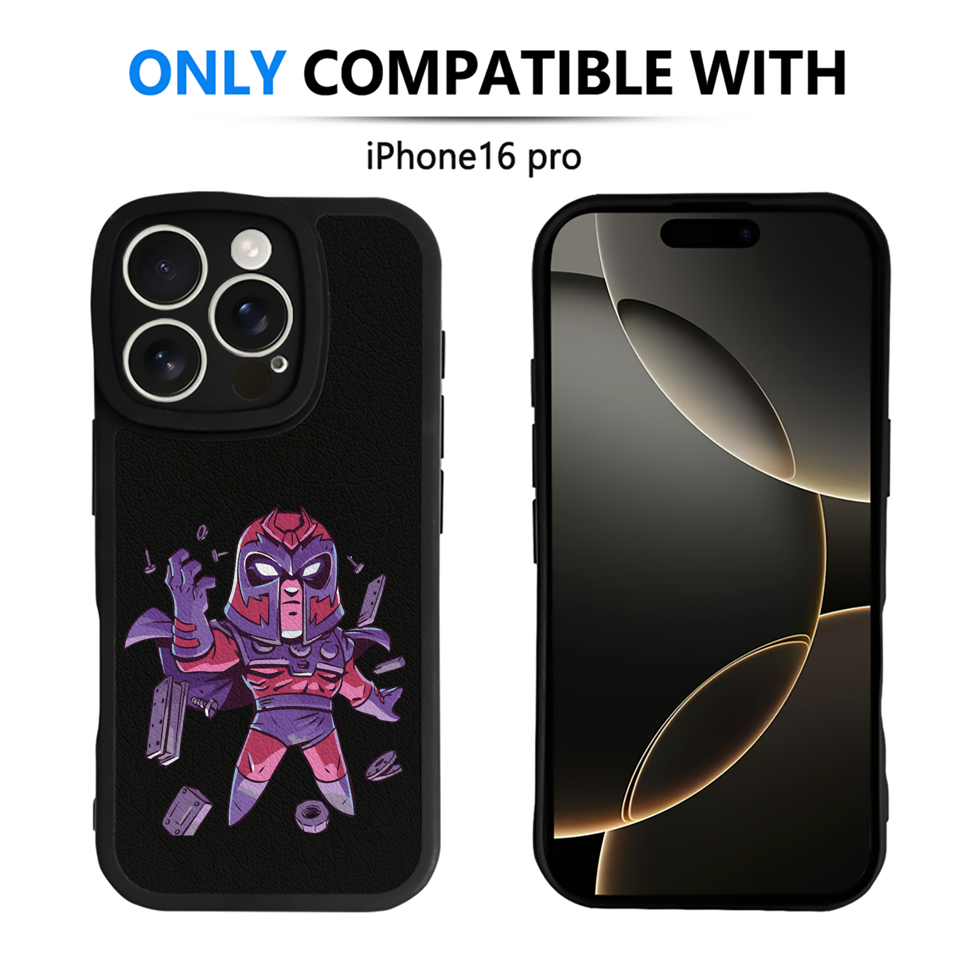 （画像用） アベンジャーズ The Avengers 【iPhone 16シリーズ対応】シリコンスマホケース（レザー調） 材質：シリコン